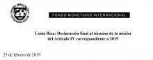 Conclusiones del Informe del Fondo Monetario Internacional sobre Costa Rica.